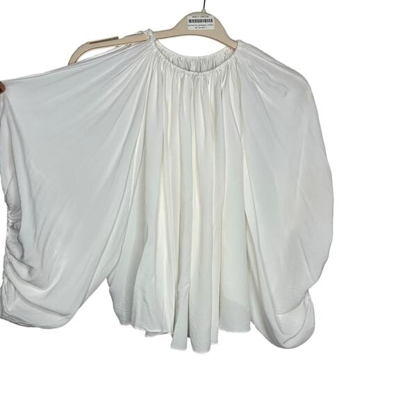 Mugler Cold Shoulder Draped Top - Picture 8 of 11